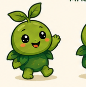 Ti-Pouss, la mascotte du jardin
